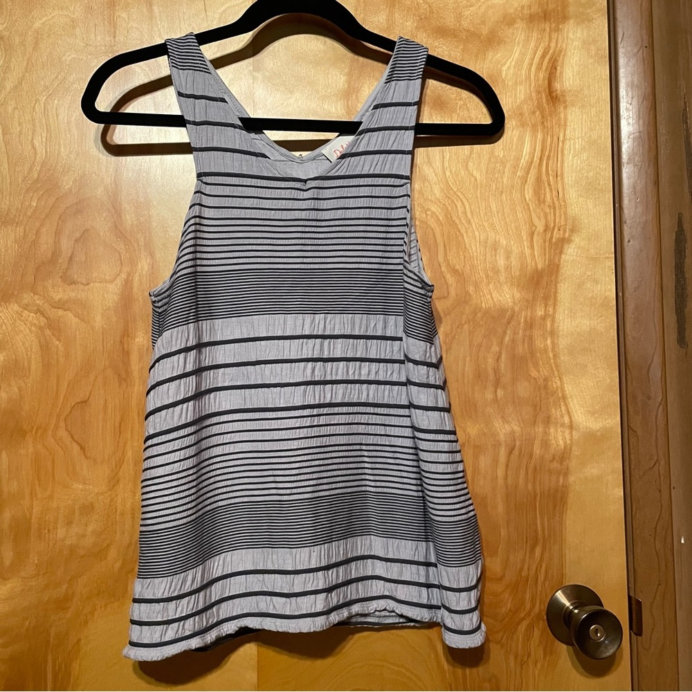 Butterfly back striped tank S